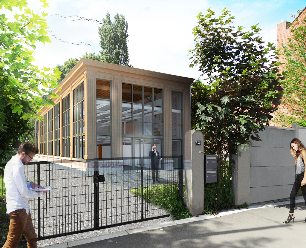 2017.12.21 - Perspective sur rue du ballon - Agence Architecte Lille